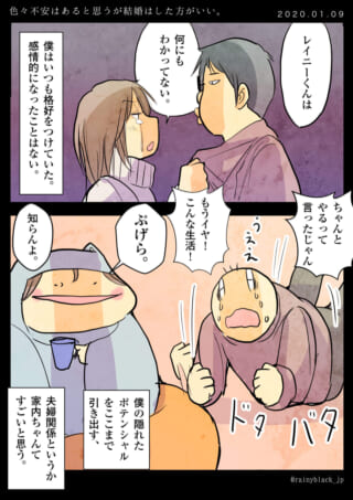夫婦の会話と感情の対立