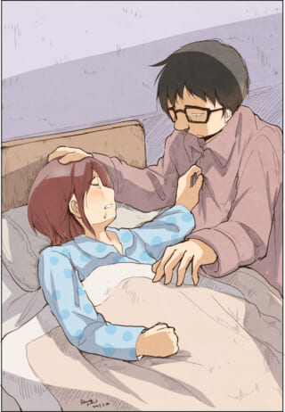 イラスト「一緒になんかいなければよかった。」