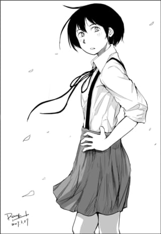 「風が吹くから。」