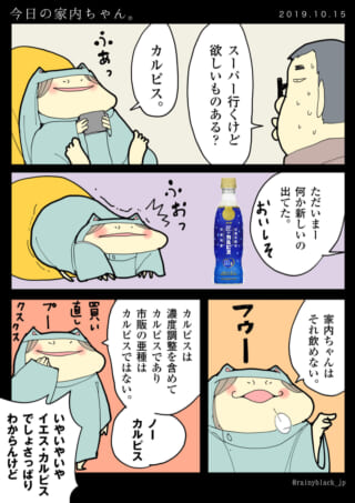 「今日の家内ちゃん」カルピス論争