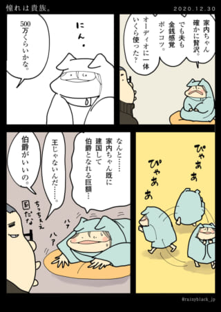 お金の使い道に関する会話。