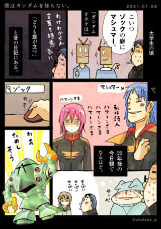 ガンダムの知識に悩む日記。