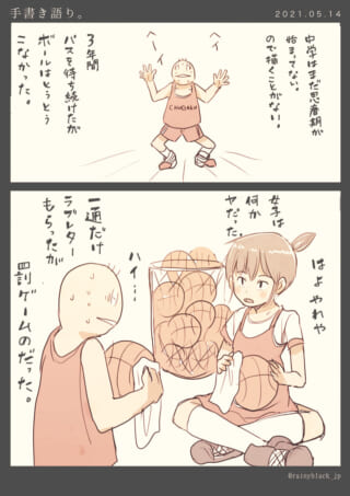 中学バスケでの青春のギャップ。