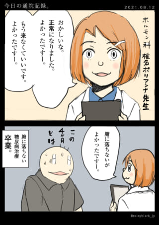 糖尿病治療の卒業報告と喜び